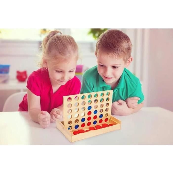 Jeu de Société - ZGEER - 4 Victoires - Stratégie Classique - Pour 2 Joueurs - Idéal Cadeau