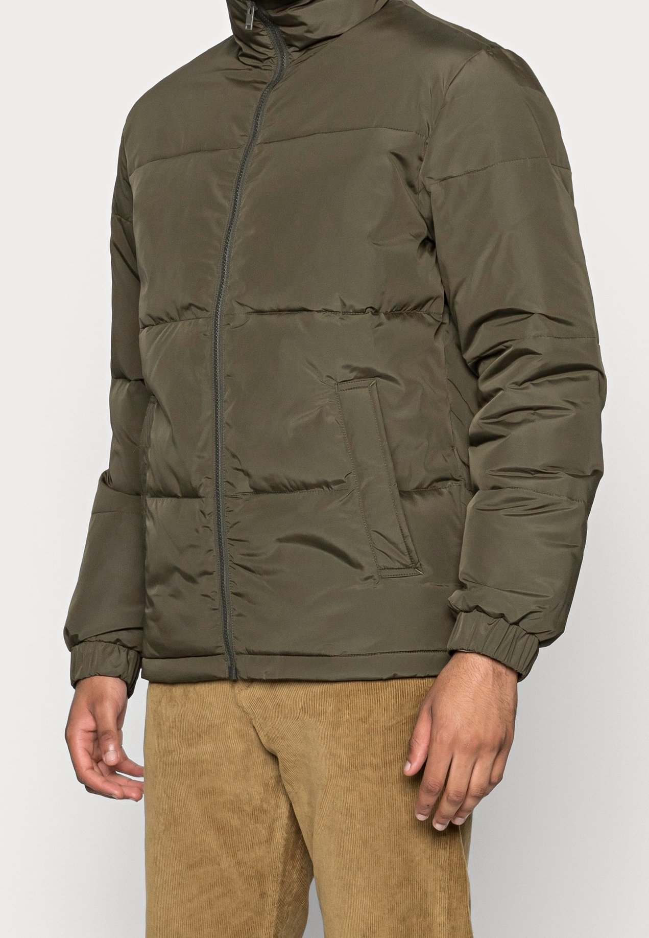 Selected Homme winterjas - kaki
