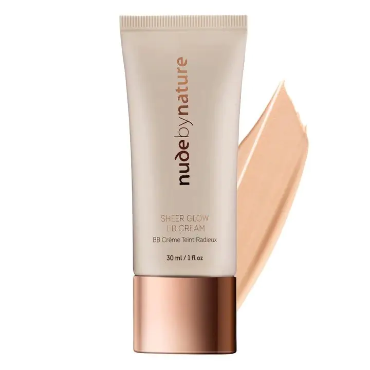 Nude By Nature Sheer Glow Krem BB 02 Soft Sand