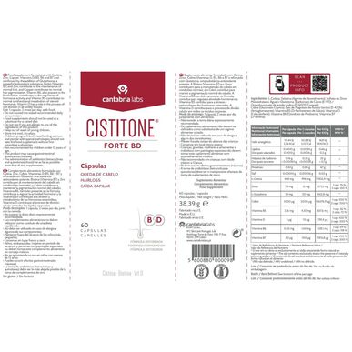 Cistitone kapsule za izpadanje las Cistitone Forte BD 3 x 60 kapsul 3 x 60 kapsul