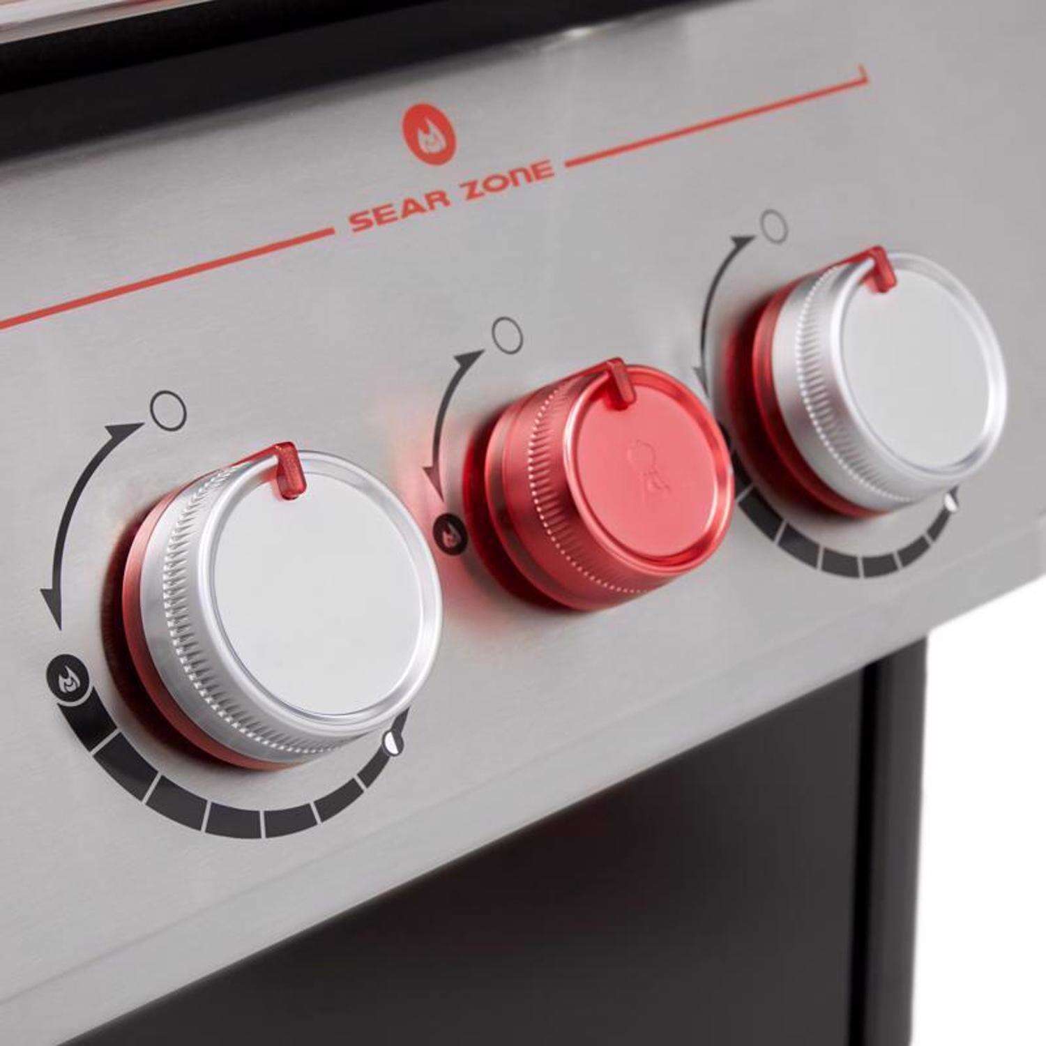 Weber Genesis E-335 3 égős folyékony propán grill, mély óceánkék