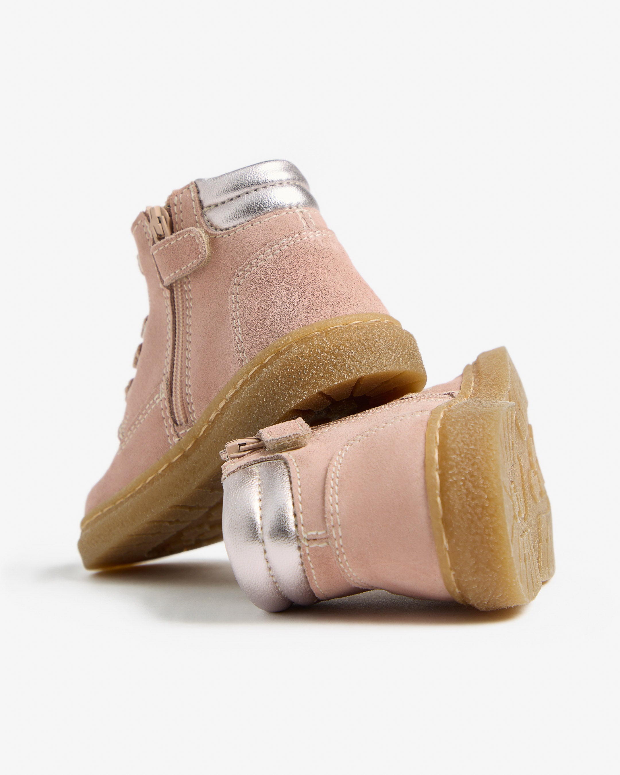  Junior-Ankle-Boots aus Wildleder und Leder für Mädchen