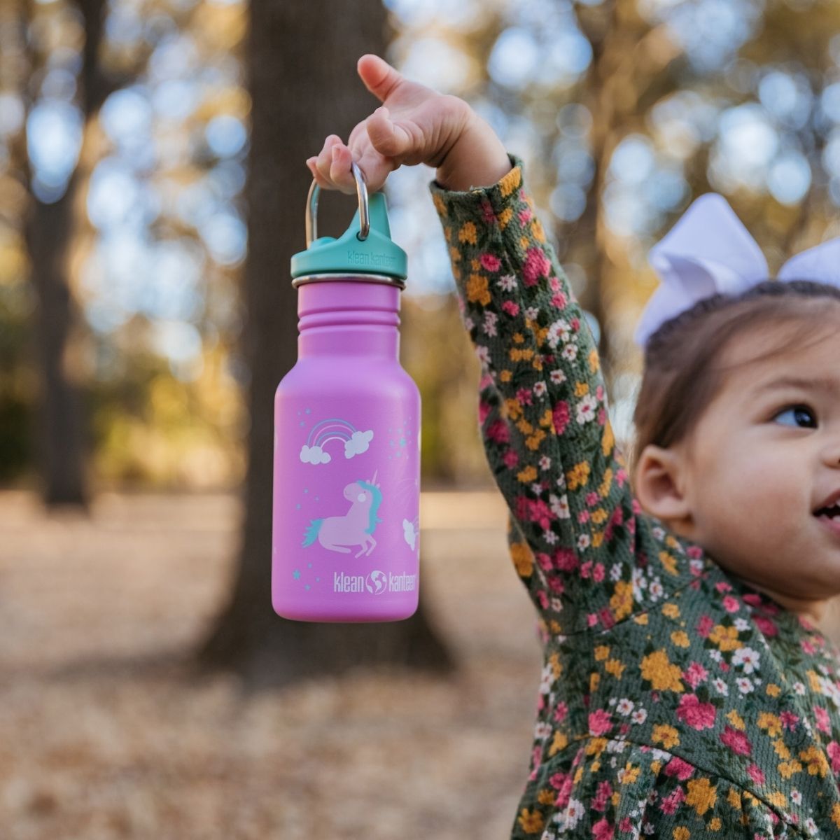 Steklenica za vodo Klean Kanteen Kid Classic 12 oz z otroškim pokrovčkom