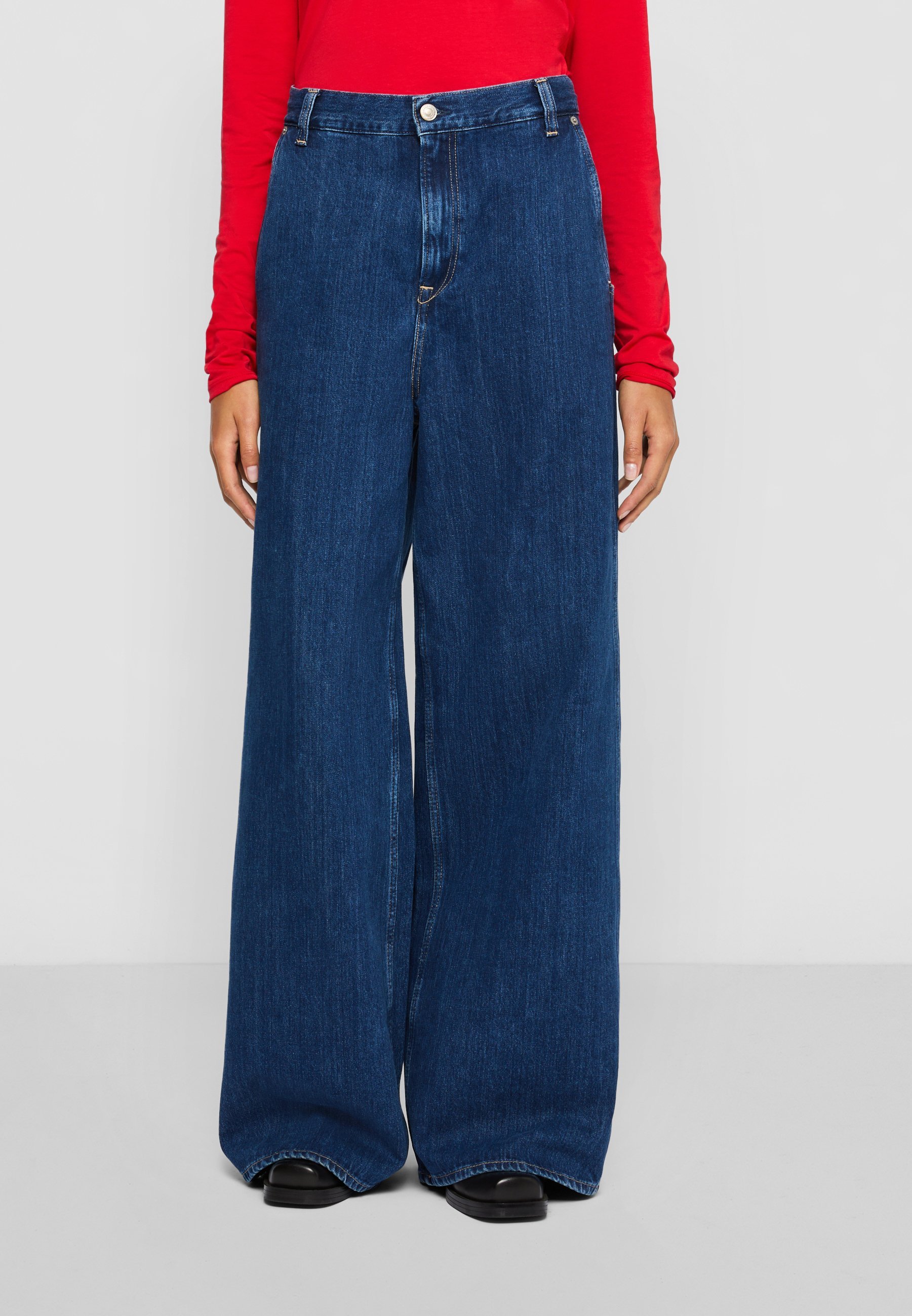 Replay PANTS - Rechte jeans - donkerblauw