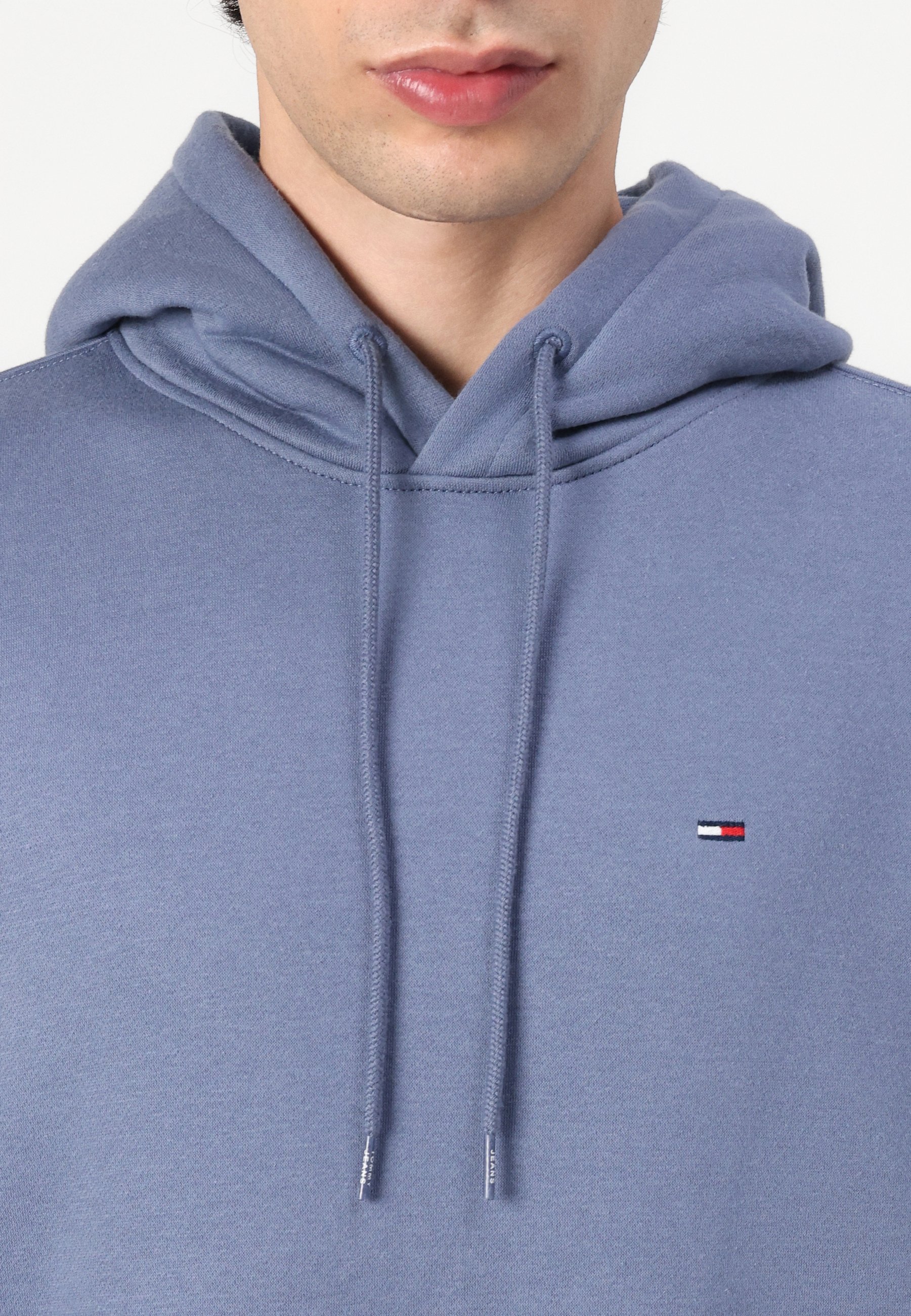 Felpa con cappuccio Tommy Jeans FLAG - blue moment