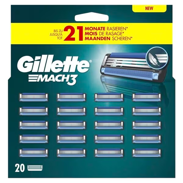 Gillette Value Pack Mach3 L 20 komada<br>20 komada
