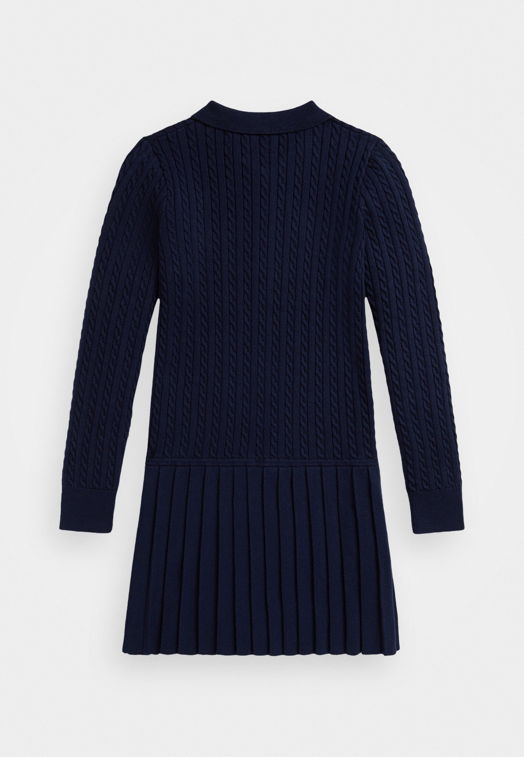 Robe pull Polo Ralph Lauren Mini Cable Polo - Bleu marine croisière
