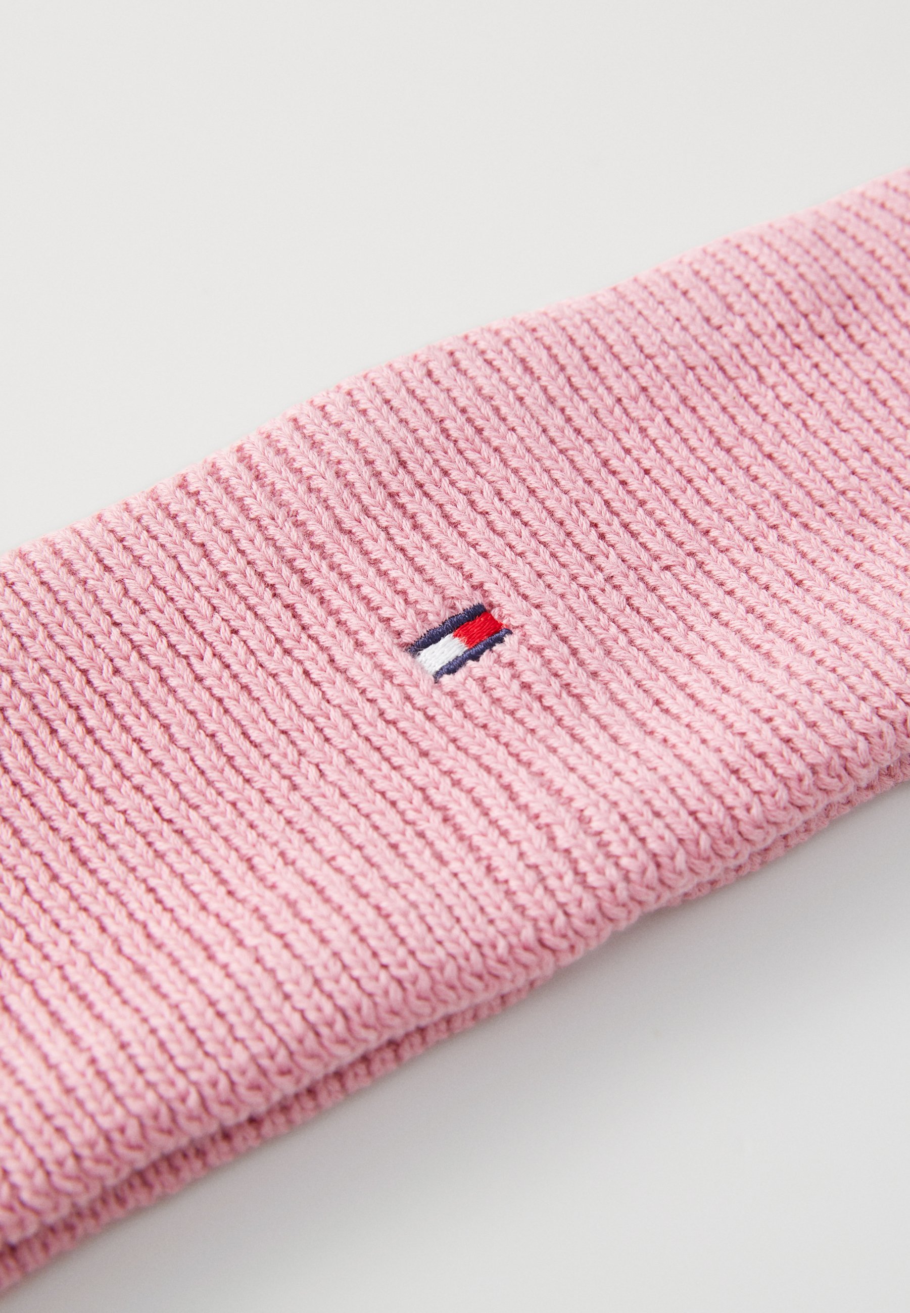 Bandeau Tommy Hilfiger à petit drapeau, unisexe - Cache-oreilles - rose mystique