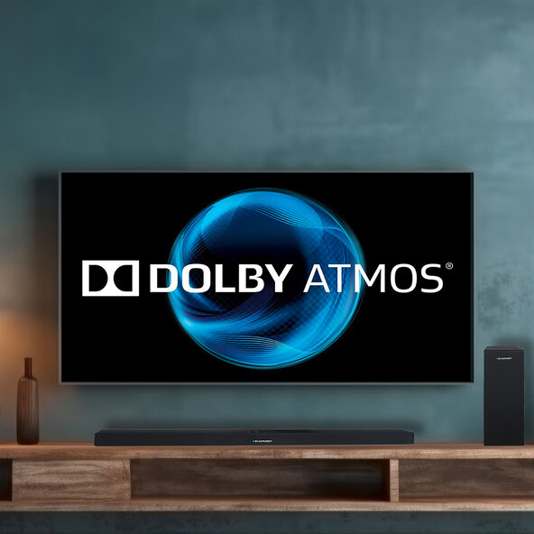 Dolby Atmos Soundbar com subwoofer de cabo, LSA 2500