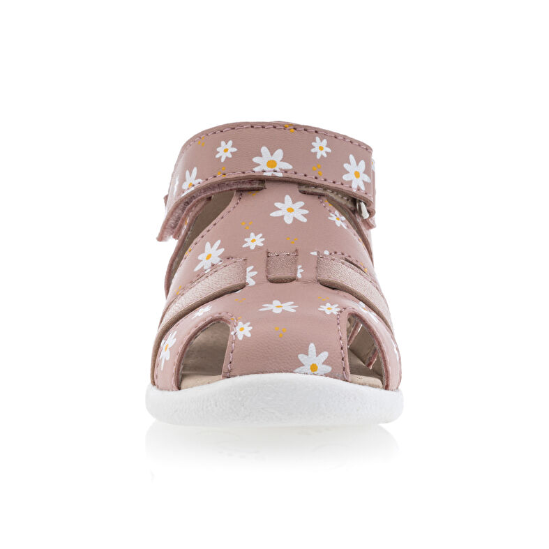 Rosa sandaler/sko med åpen tå til babyjente