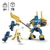 LEGO® 71805 NINJAGO Pack de Combat : le Robot de Jay, Jouet de Ninja pour Enfants avec Figurines incluant Jay