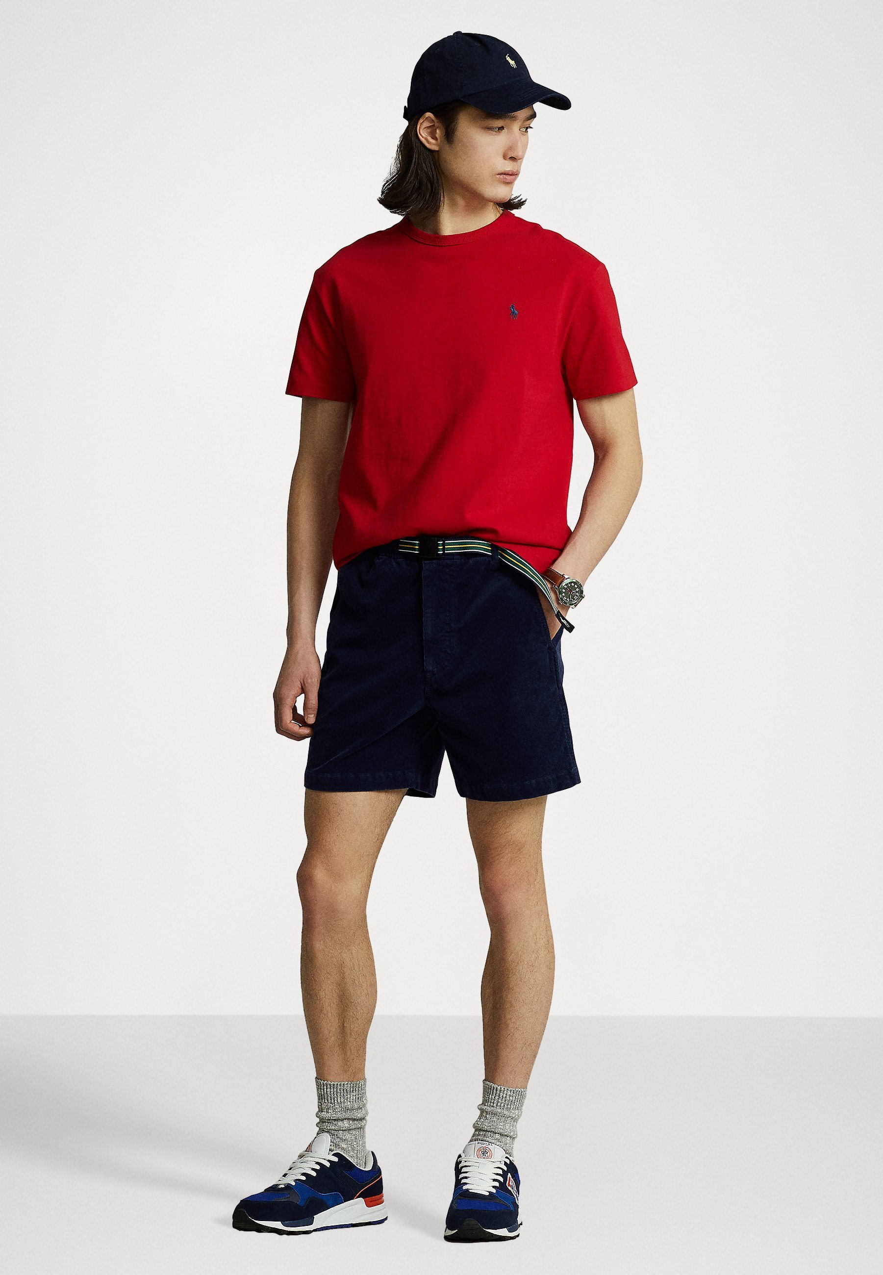 TRIČKO CLASSIC FIT HEAVYWEIGHT JERSEY - Základní tričko - red