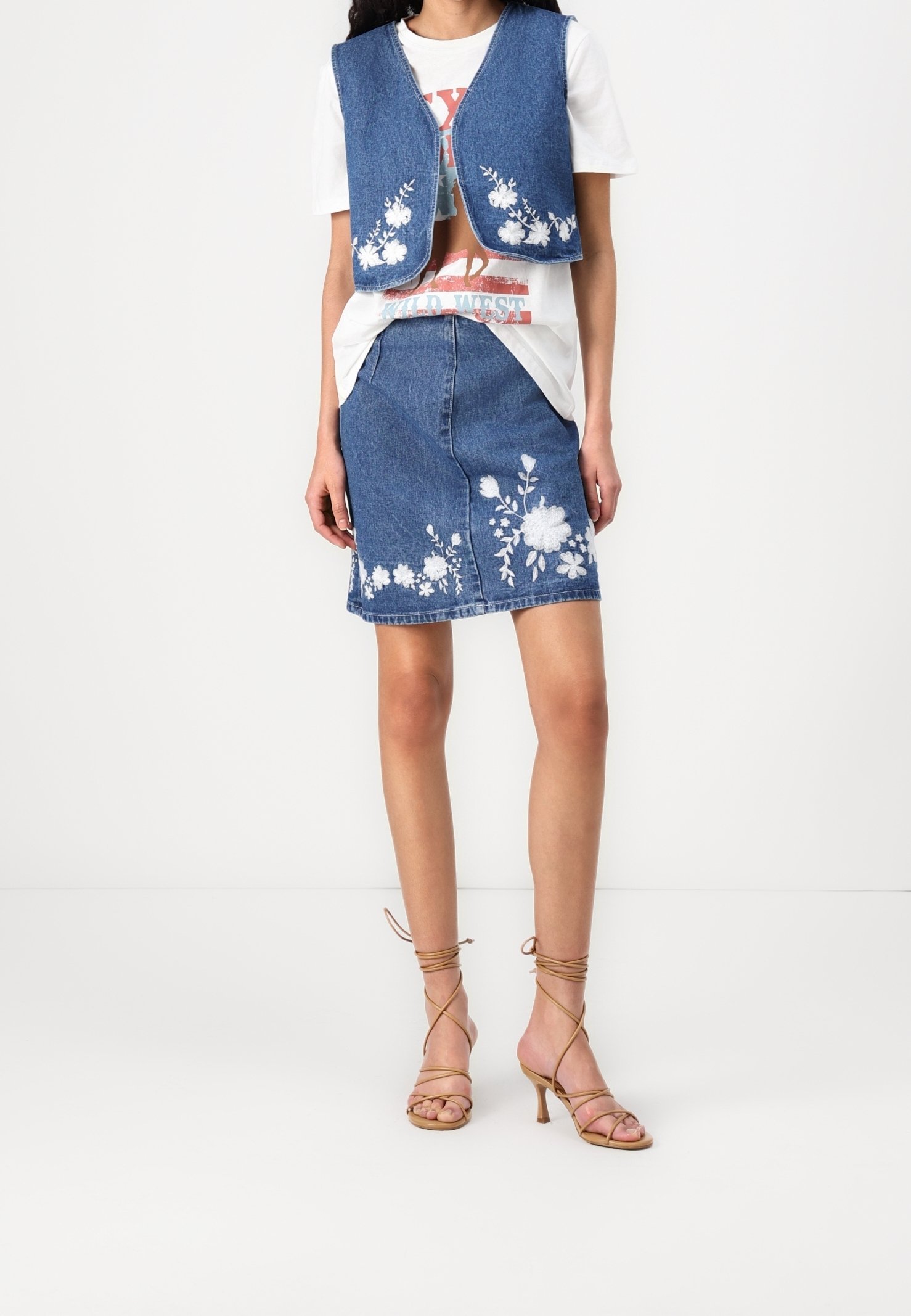 Gilet VILA - blu