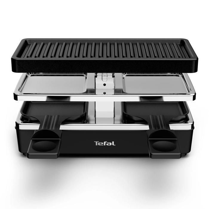 Tefal Plug & Share elektrische raclettegrill, 2 personen, modulair formaat, RE230812