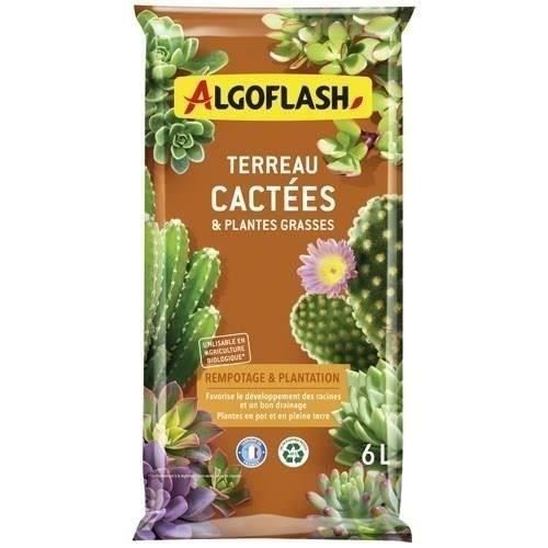 Sustrato para cactus y suculentas ALGOFLASH 6L /nc