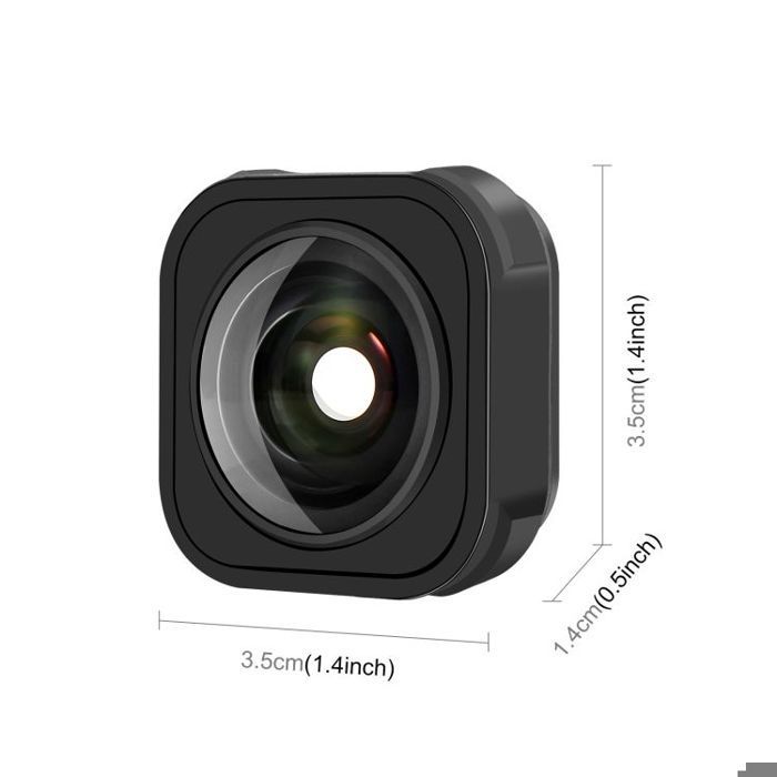 Lente gran angular para cámaras de acción - RNCYN - Mod - Pieza de extensión - Compatible con Canon - Compatible con CASIO