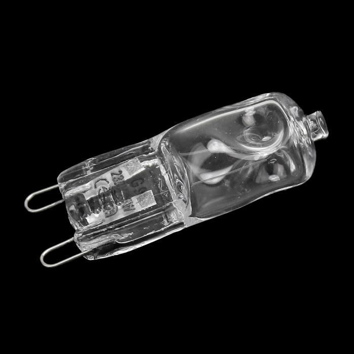 Paquete de 10 bombillas halógenas G9 - Blanco cálido 25W CA 230V