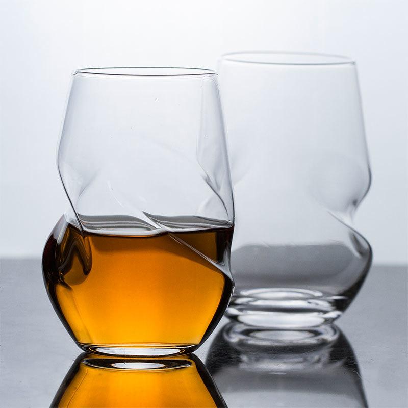 Set di 10 bicchieri da whisky con design artistico fantasy, corpo contorto, bicchierino da shot per whisky, bicchiere da liquore, Chivas, birra, vino.