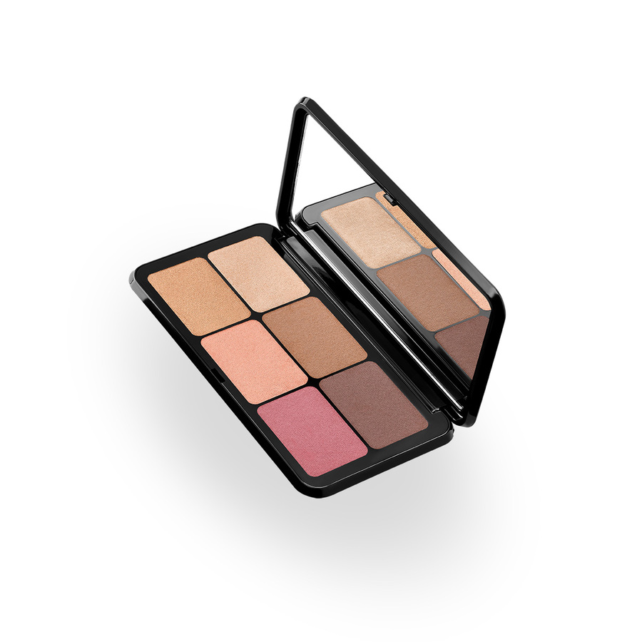 NEODOLJIVA PALETA PUDERA ZA TOTAL LOOK LICE 02 Srednje tamna