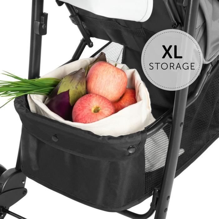 HAUCK - Kompaktit lastenrattaat - SHOPPER NEO II - 4 pyörää - Harmaa