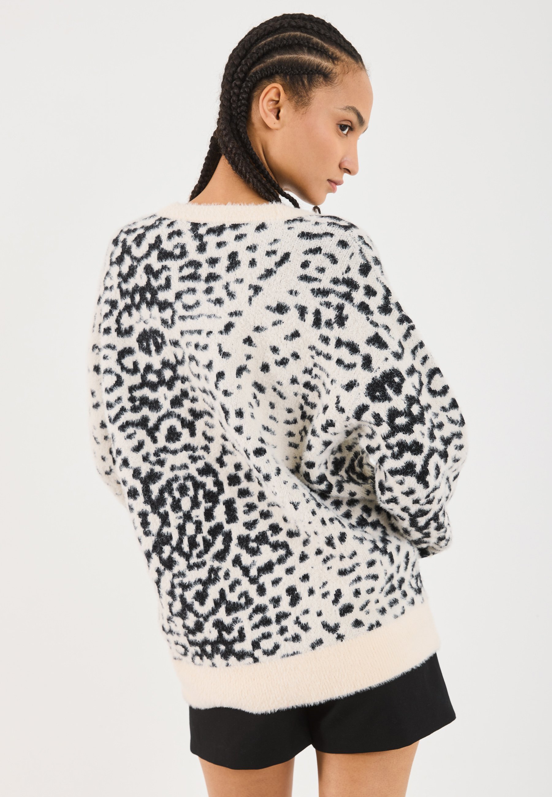 YOURTURN UNISEXE - Gilet - Blanc/Noir