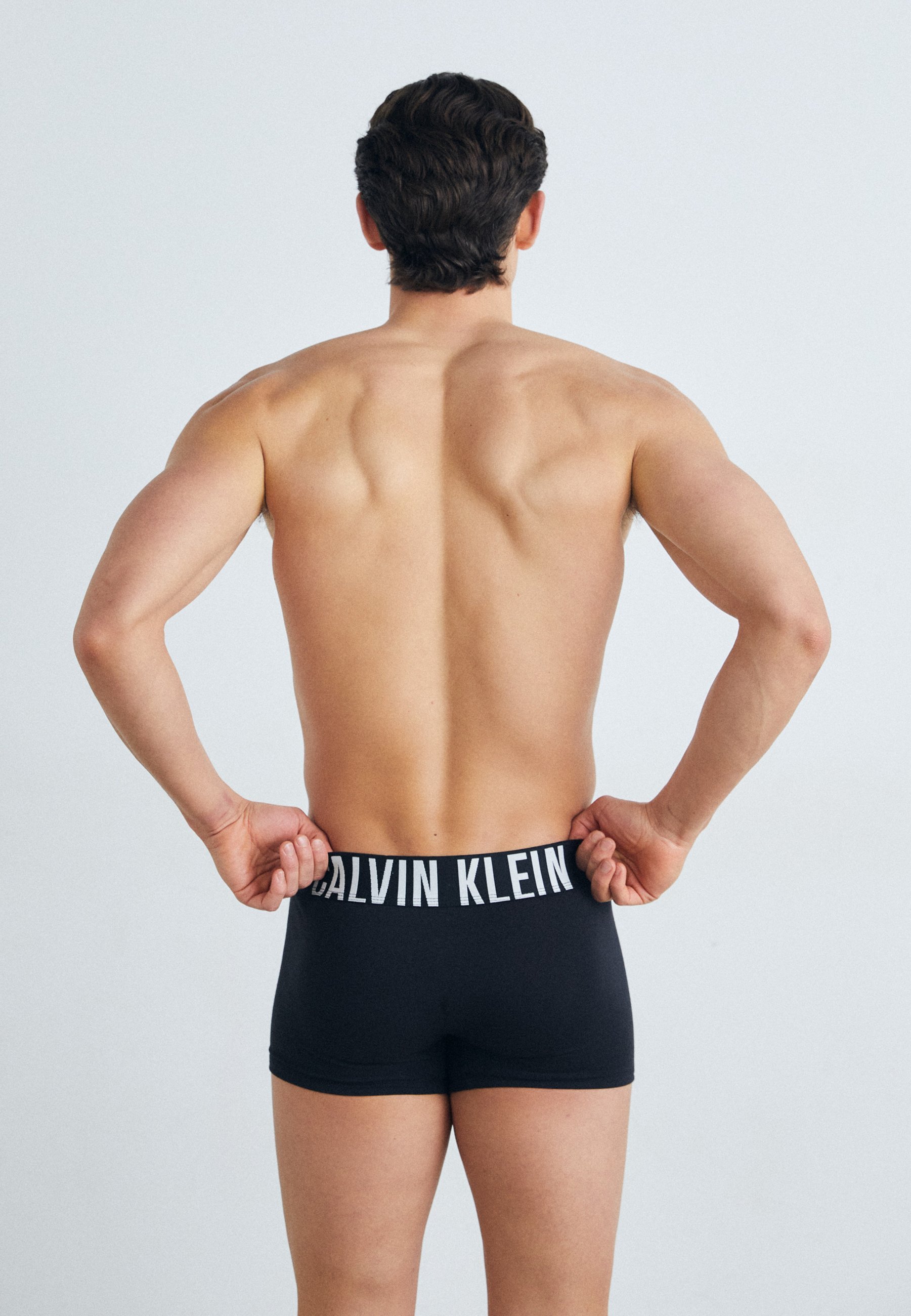Calvin Klein Underwear TRUNK 3-PACK INTENSE POWER COTTON - Boxershorts - wit/lichtgrijs