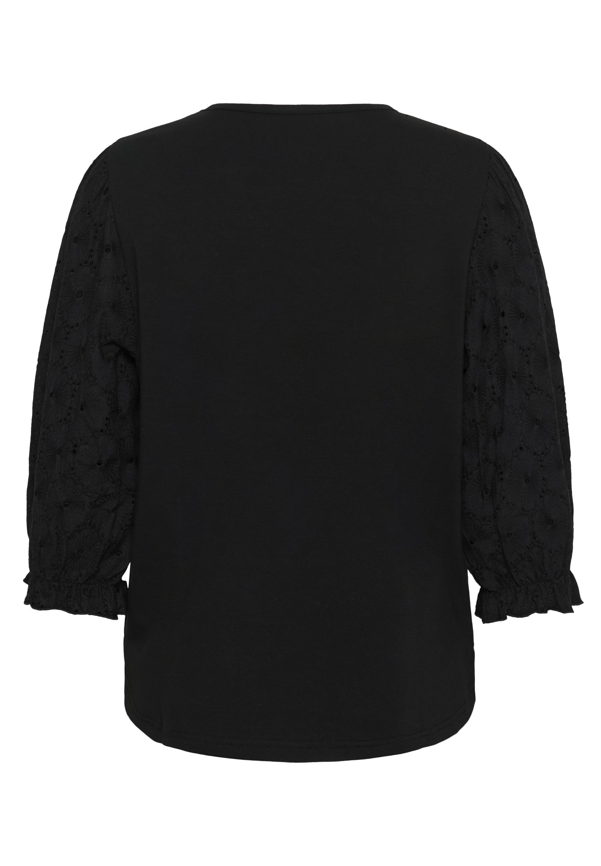 Crème CRPENNI BRODERI ANGLAIS - Blouse - pikzwart