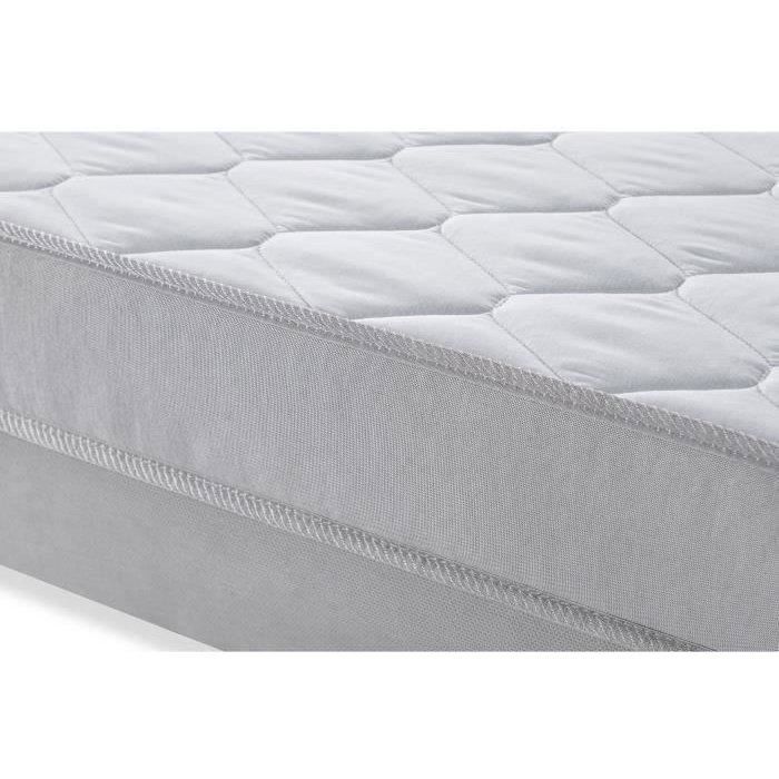 Mattress Set 140x190 cm + Slatted Base - Foam - 5 Zones - 15 cm - Firm - DEKO DREAM Airflex