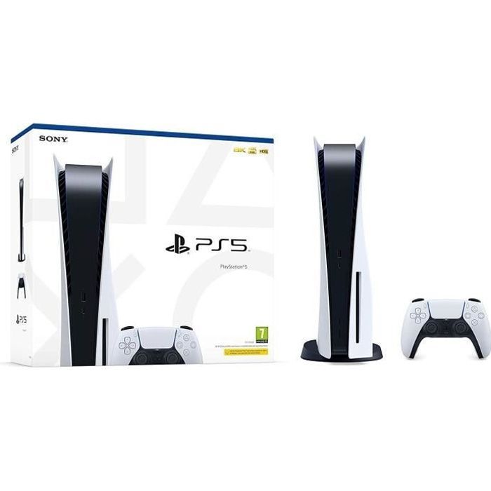 SONY PlayStation 5 - 825 Go blanche - Reconditionné - Excellent état