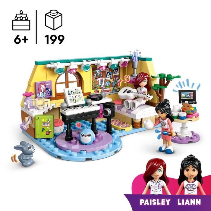 LEGO Friends 42647 Paisley's Bedroom - Interactive toy for children aged 6 and up