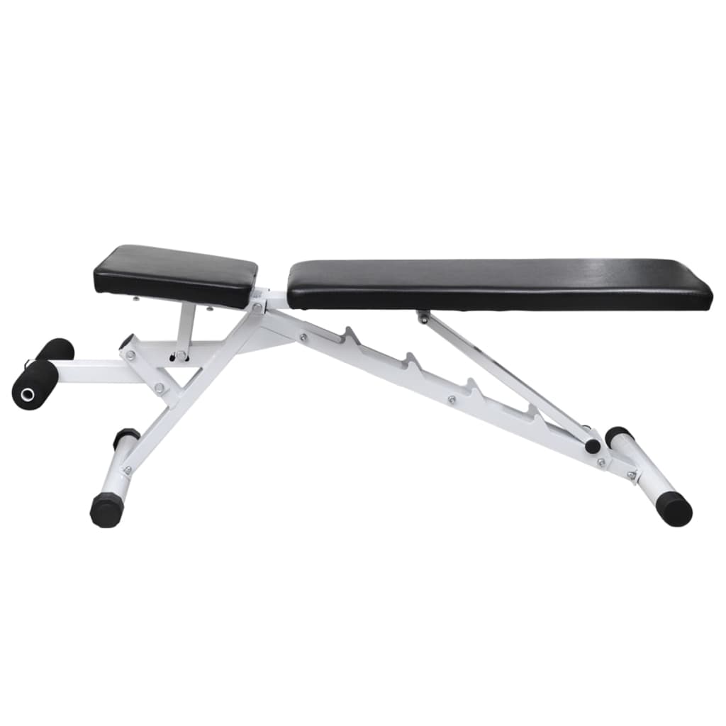  Vidaxl Trainingsbank mit Gewichtsset und Kurzhanteln 60,5 kg
