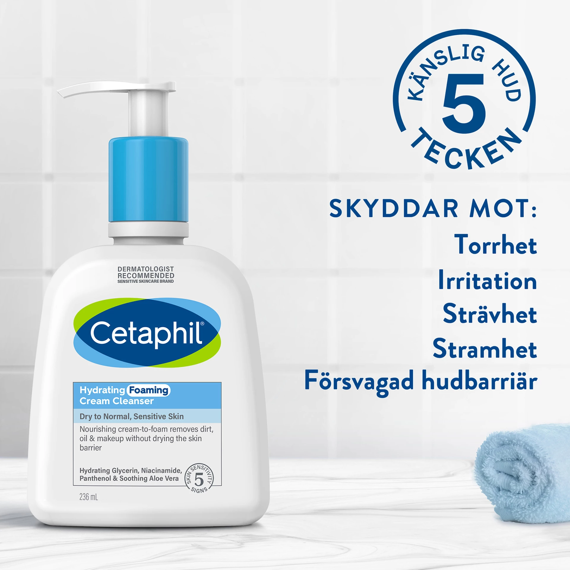 Hidratantna pjenasta krema za čišćenje 236 ml - Cetaphil