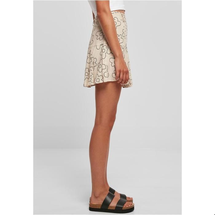Minifalda de mujer de talla grande de viscosa de Urban Classics