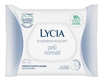 LYCIA Lycia make-up remover doekjes, 20 stuks, voor de normale huid