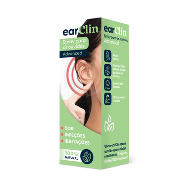 „Earclin Advanced“ ausų purškalas ausų infekcijai gydyti, 15 ml