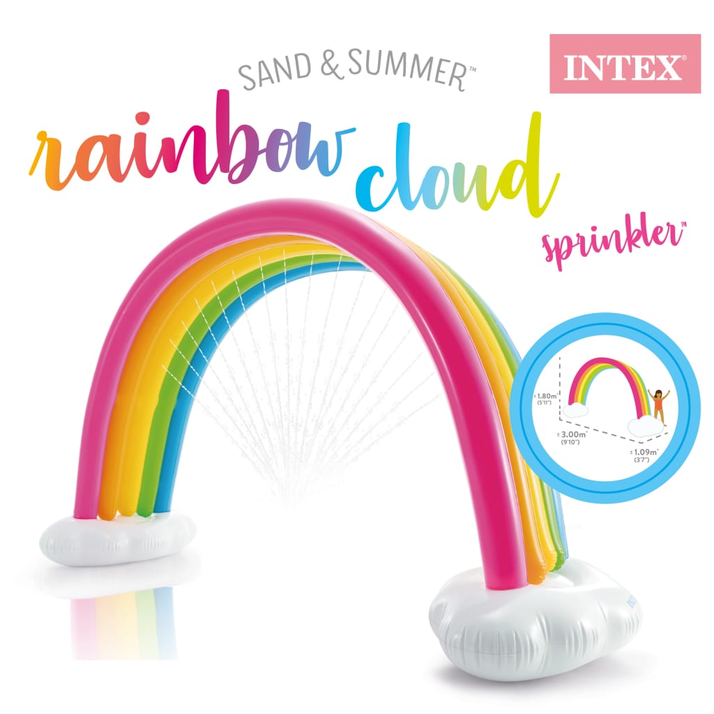 Intex flerfarvet oppustelig sprinkler