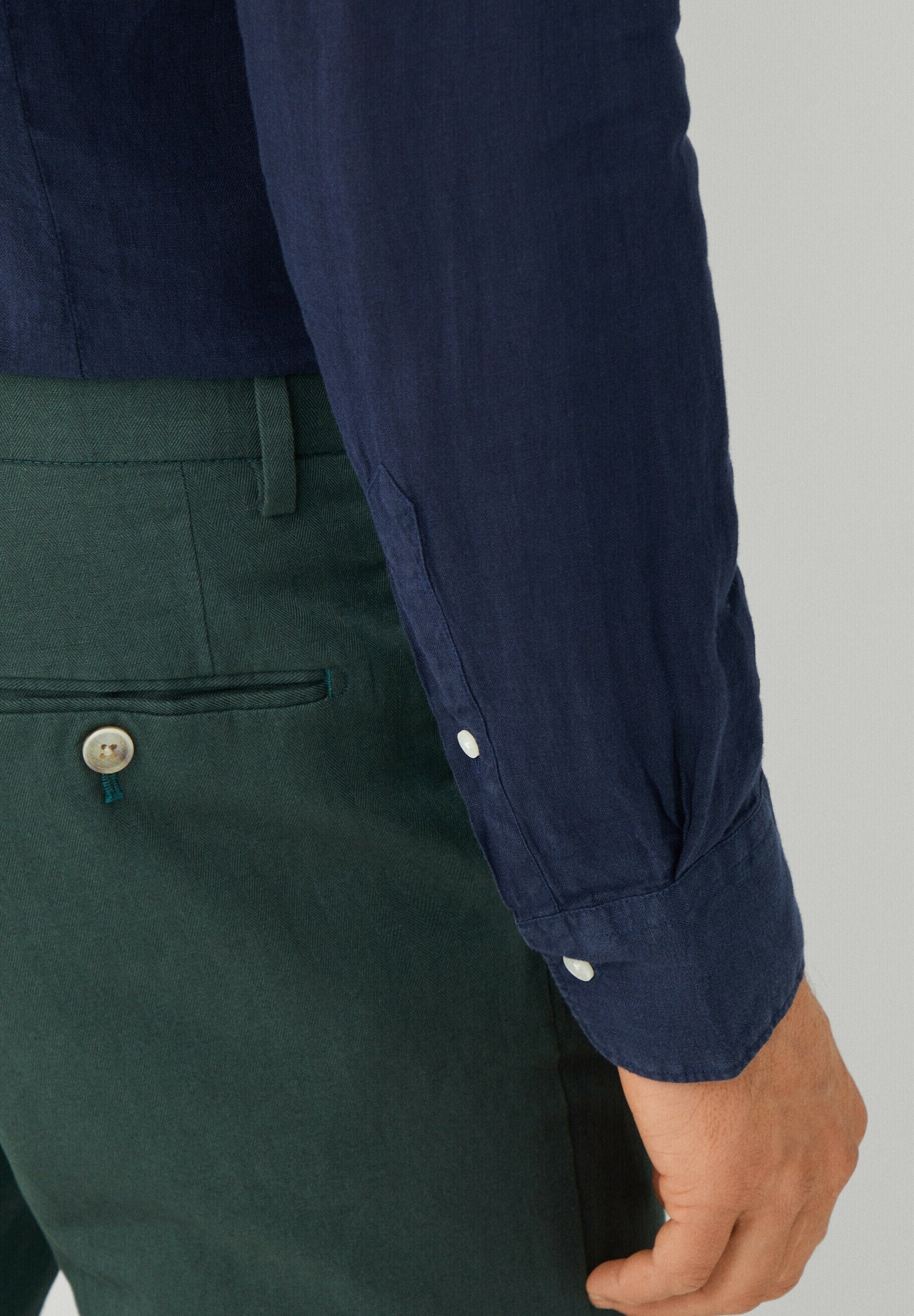 Chemise Hackett London - bleu foncé