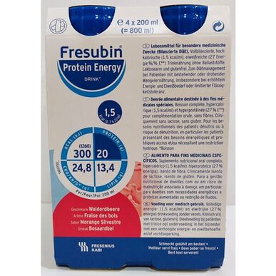 Fresubin Protein Energy Drink Strawberry 4 x 200 ml
