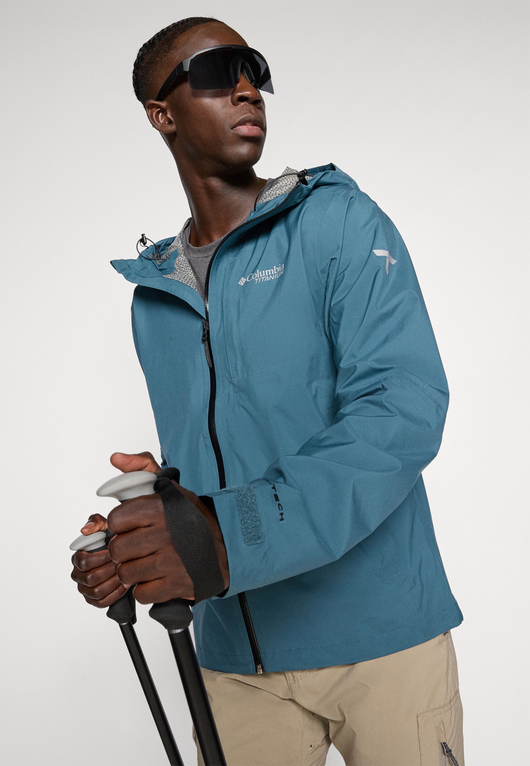 Columbia AMPLI-DRY™ - Kurtka wodoodporna - everblue