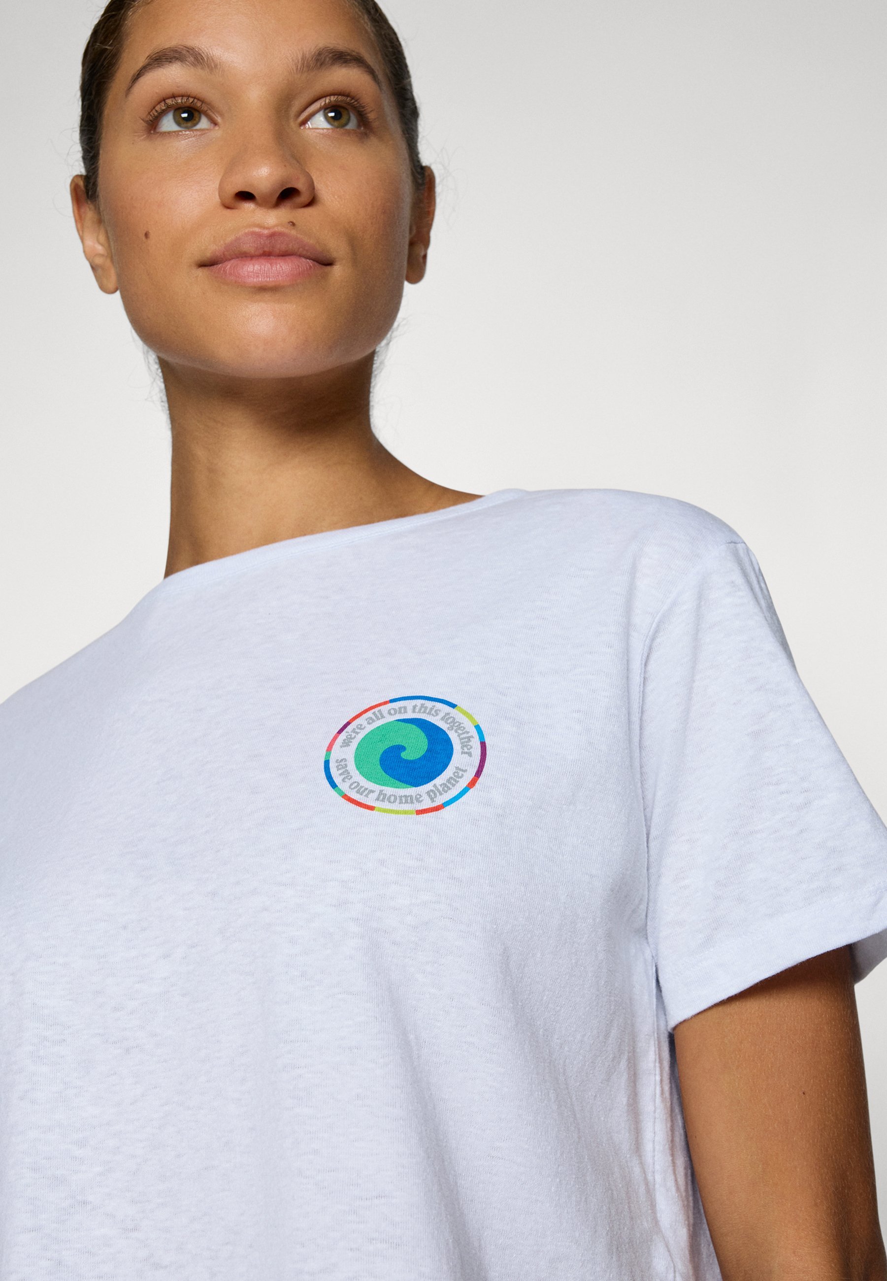 Patagonia UNITY FITZ EASY CUT RESPONSIBILI-TEE - T-shirt met print - wit
