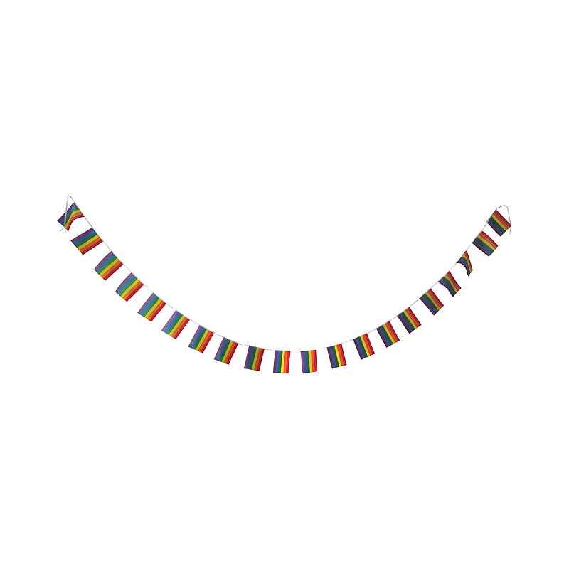Giform Pride guirlande 20 flag 25x21 cm, regnbue