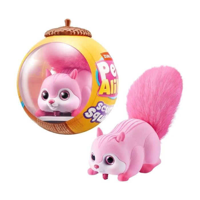 Zuru France Pets Alive Scurry and Run Squirrel Interactive Plush Capsule - Random Model