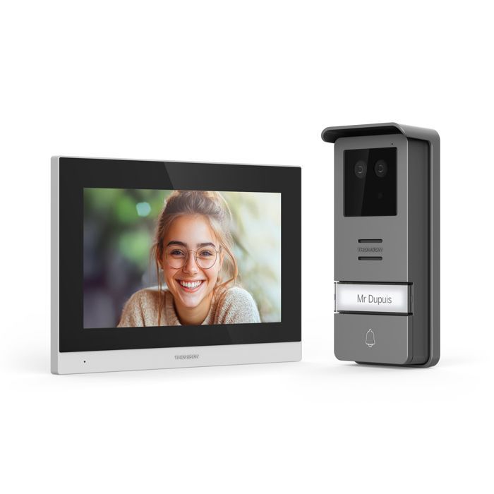 Visiophone filaire connecté à reconnaissance faciale Thomson Smart Face - Thomson - 512278