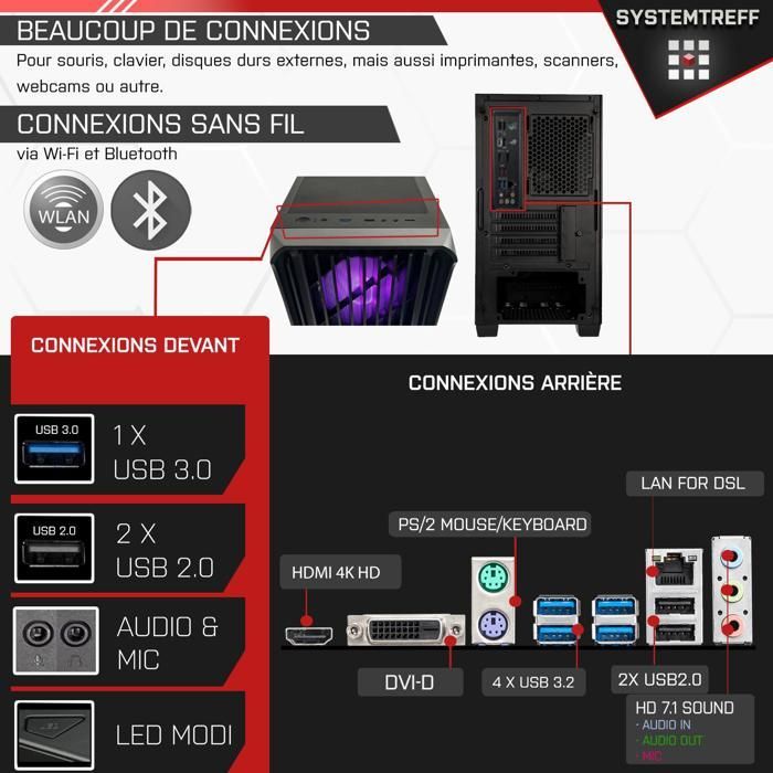 PC-spiller - AMD Ryzen 7 PRO 5755G - Radeon RX Vega 8 - 32 GB RAM - 1 TB M.2 NVMe - Windows 11 - WiFi-19