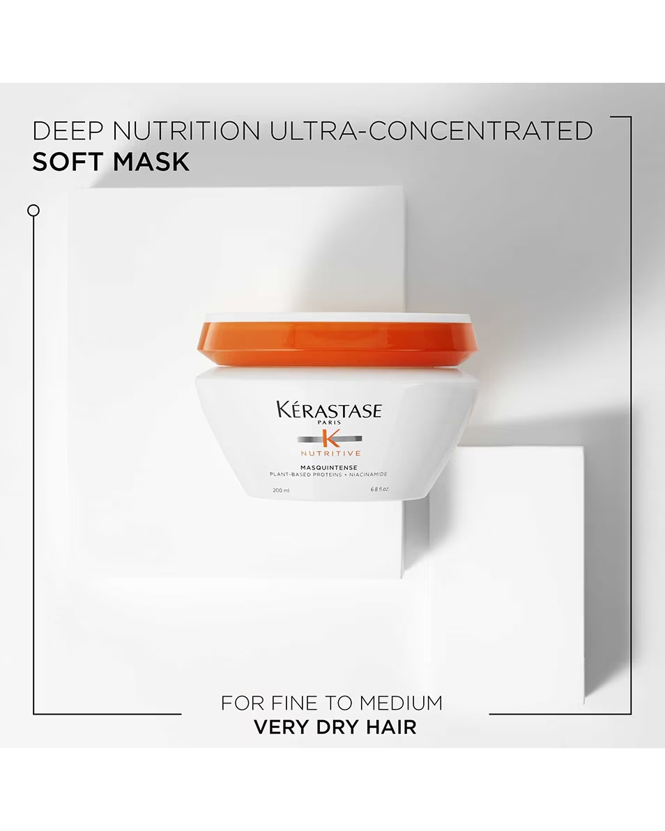 KÉRASTASE NUTRITIVE MASQUINTENSE MASCA DE PĂR HRĂNITOARE ȘI DELICATĂ PENTRU PĂR FIN/MEDIU FOARTE USCAT