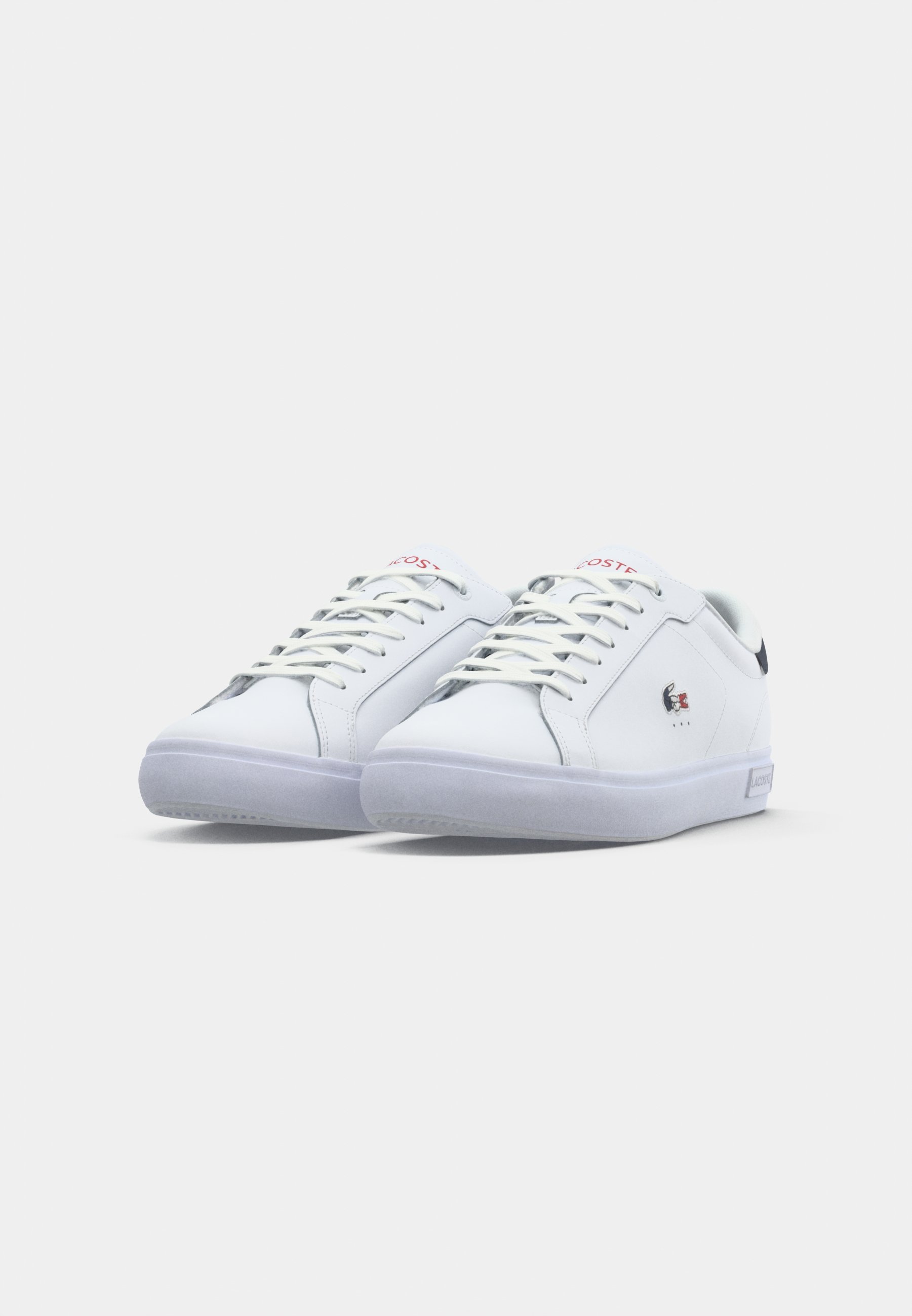 Baskets Lacoste POWERCOURT 125 - blanc/marine/rouge