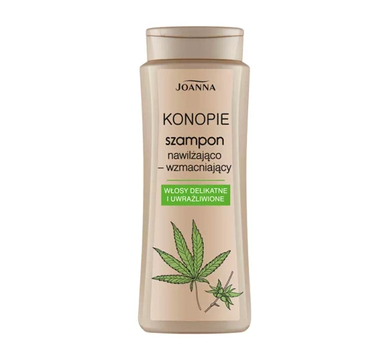 Joanna Konopie szampon nawilżająco-wzmacniający do włosów delikatnych i uwrażliwionych 200 ml