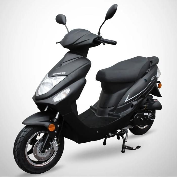 Scooter 50cc 4T SPIRO 50 JIAJUE / Negro mate