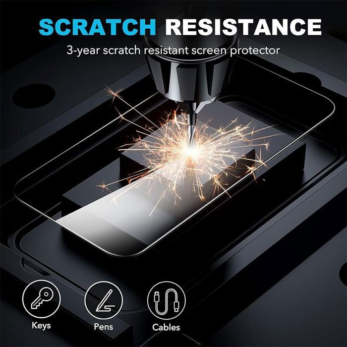 2 Verres Trempés Avant et 2 Vitres Caméra Arrière - E.F.Connection - pour Xiaomi 15T - Protection Anti-Rayures
