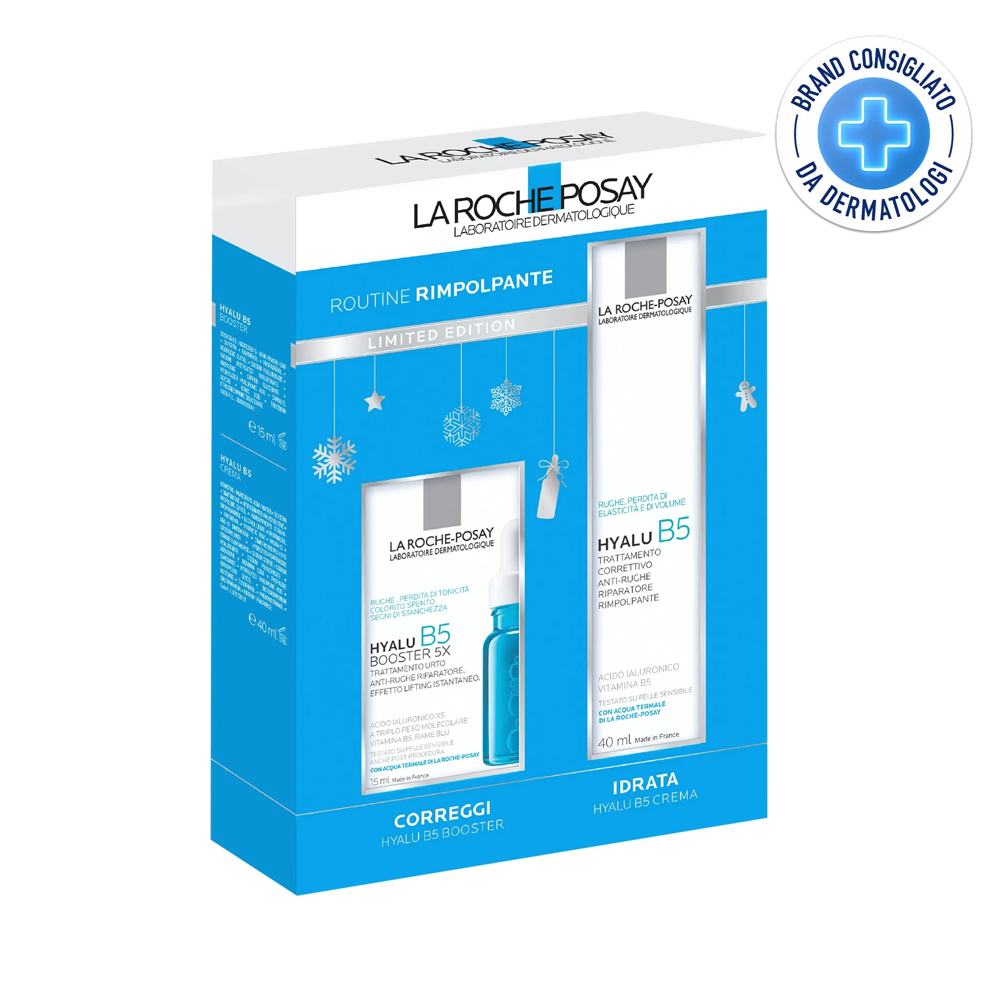 LA ROCHE POSAY La Roche Posay Hyalu B5 Booster 15 ml + Hyalu B5 Crème 40 ml Hydraterende en volumegevende cadeauset